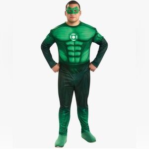 Green Lantern Deluxe Muscle Chest Adult Costume XL